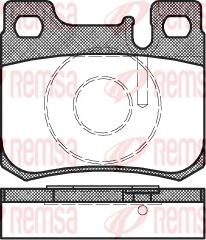 Remsa 0157.20 - Komplet Pločica, disk-kočnica www.molydon.hr