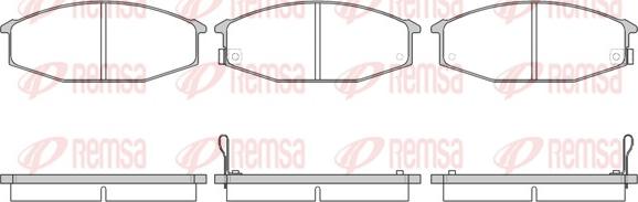 Remsa 0115.02 - Komplet Pločica, disk-kočnica www.molydon.hr