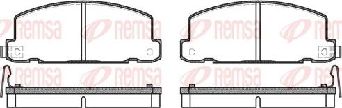 Remsa 0181.04 - Komplet Pločica, disk-kočnica www.molydon.hr