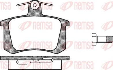 Remsa 0135.20 - Komplet Pločica, disk-kočnica www.molydon.hr