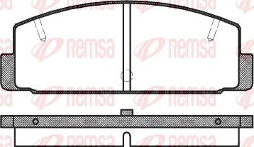 Remsa 0179.10 - Komplet Pločica, disk-kočnica www.molydon.hr