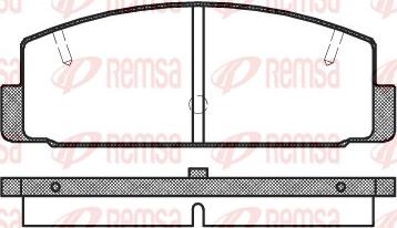 Remsa 0179.20 - Komplet Pločica, disk-kočnica www.molydon.hr