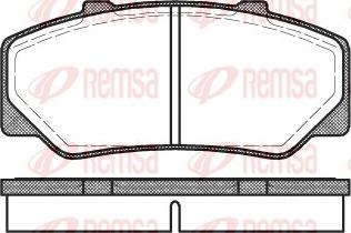 Remsa 0176.00 - Komplet Pločica, disk-kočnica www.molydon.hr