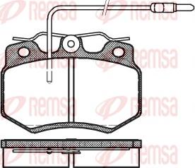 Remsa 0170.04 - Komplet Pločica, disk-kočnica www.molydon.hr