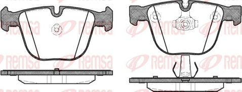 Remsa 0892.00 - Komplet Pločica, disk-kočnica www.molydon.hr