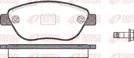 Remsa 0859.10 - Komplet Pločica, disk-kočnica www.molydon.hr