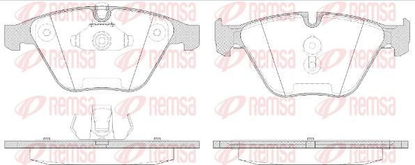 Remsa 0857.50 - Komplet Pločica, disk-kočnica www.molydon.hr