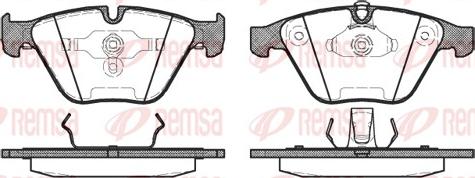 Remsa 0857.00 - Komplet Pločica, disk-kočnica www.molydon.hr