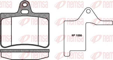 Remsa 0830.00 - Komplet Pločica, disk-kočnica www.molydon.hr