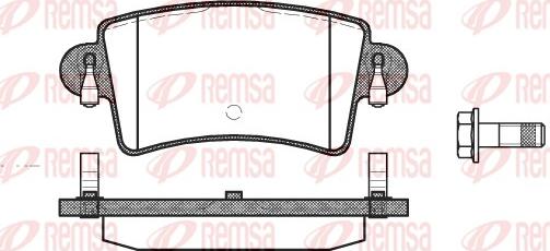 Remsa 0833.00 - Komplet Pločica, disk-kočnica www.molydon.hr