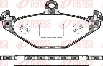 Remsa 0345.20 - Komplet Pločica, disk-kočnica www.molydon.hr