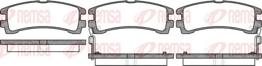 Remsa 0347.02 - Komplet Pločica, disk-kočnica www.molydon.hr