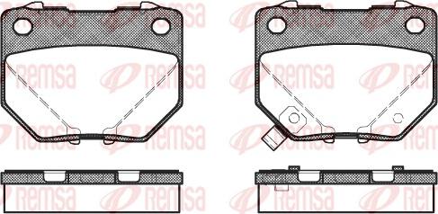 Remsa 0365.21 - Komplet Pločica, disk-kočnica www.molydon.hr