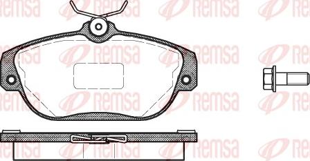 Remsa 0368.10 - Komplet Pločica, disk-kočnica www.molydon.hr