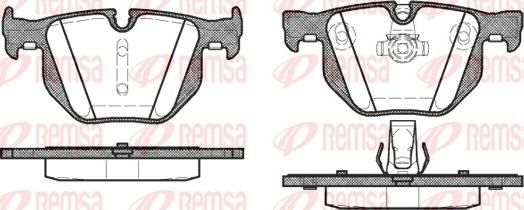 Remsa 0381.60 - Komplet Pločica, disk-kočnica www.molydon.hr