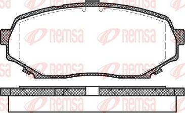 Remsa 0339.00 - Komplet Pločica, disk-kočnica www.molydon.hr