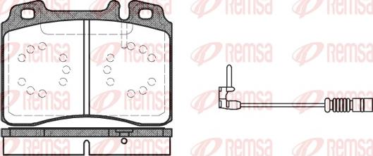 Remsa 0379.12 - Komplet Pločica, disk-kočnica www.molydon.hr