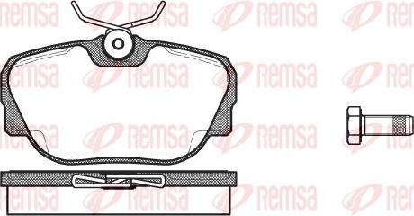 Remsa 0296.00 - Komplet Pločica, disk-kočnica www.molydon.hr