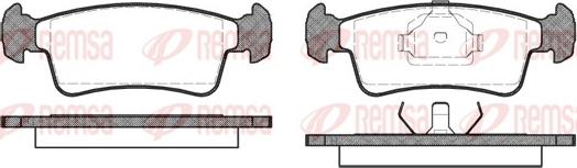 Remsa 0240.00 - Komplet Pločica, disk-kočnica www.molydon.hr