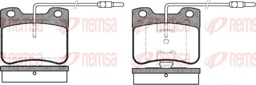 Remsa 0247.04 - Komplet Pločica, disk-kočnica www.molydon.hr