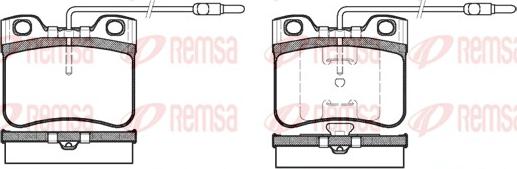 Remsa 0247.14 - Komplet Pločica, disk-kočnica www.molydon.hr