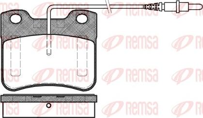 Remsa 0247.24 - Komplet Pločica, disk-kočnica www.molydon.hr