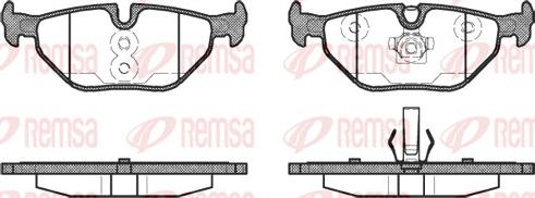 Remsa 0265.40 - Komplet Pločica, disk-kočnica www.molydon.hr