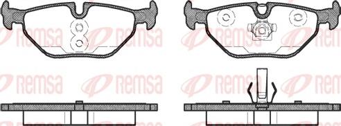 Remsa 0265.41 - Komplet Pločica, disk-kočnica www.molydon.hr