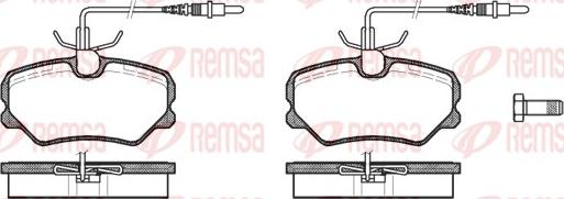 Remsa 0262.12 - Komplet Pločica, disk-kočnica www.molydon.hr