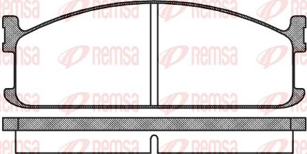 Remsa 0204.00 - Komplet Pločica, disk-kočnica www.molydon.hr