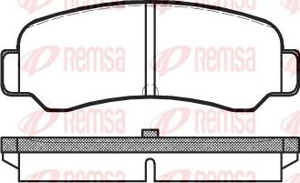 Remsa 0200.00 - Komplet Pločica, disk-kočnica www.molydon.hr