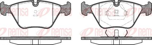 Remsa 0270.10 - Komplet Pločica, disk-kočnica www.molydon.hr