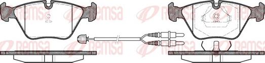 Remsa 0270.22 - Komplet Pločica, disk-kočnica www.molydon.hr