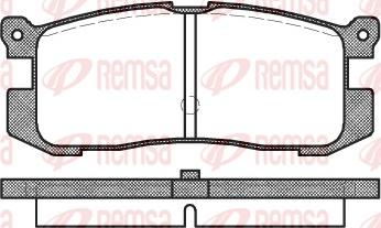 Remsa 0272.00 - Komplet Pločica, disk-kočnica www.molydon.hr