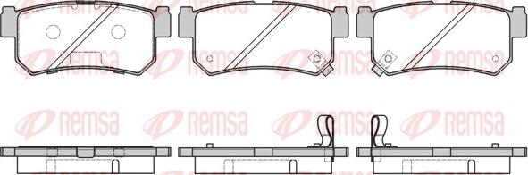 Remsa 0746.42 - Komplet Pločica, disk-kočnica www.molydon.hr