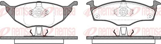 Remsa 0718.20 - Komplet Pločica, disk-kočnica www.molydon.hr