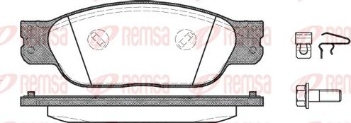 Remsa 0731.00 - Komplet Pločica, disk-kočnica www.molydon.hr