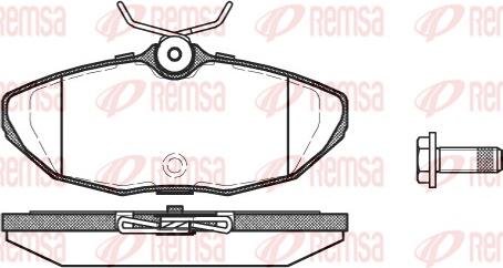 Remsa 0732.00 - Komplet Pločica, disk-kočnica www.molydon.hr