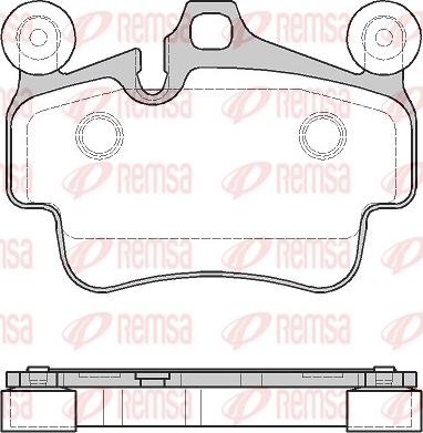 Remsa 0773.20 - Komplet Pločica, disk-kočnica www.molydon.hr