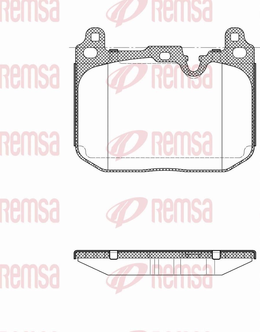 Remsa 1491.20 - Komplet Pločica, disk-kočnica www.molydon.hr