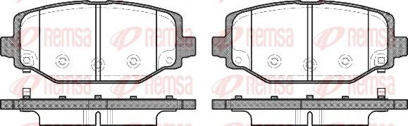 Remsa 1483.04 - Komplet Pločica, disk-kočnica www.molydon.hr