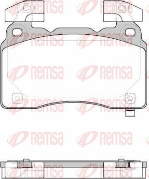 Remsa 1438.24 - Komplet Pločica, disk-kočnica www.molydon.hr