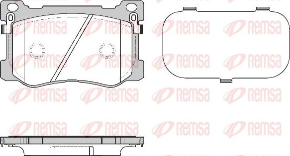 Remsa 1475.12 - Komplet Pločica, disk-kočnica www.molydon.hr