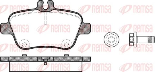 Remsa 1477.00 - Komplet Pločica, disk-kočnica www.molydon.hr