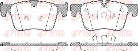 Remsa 1560.00 - Komplet Pločica, disk-kočnica www.molydon.hr