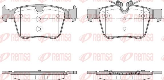 Remsa 1516.45 - Komplet Pločica, disk-kočnica www.molydon.hr