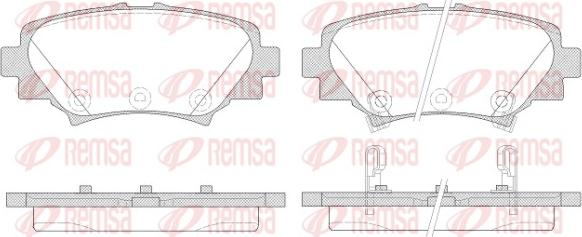 Remsa 1570.02 - Komplet Pločica, disk-kočnica www.molydon.hr