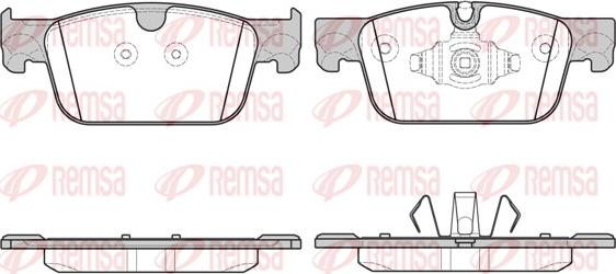 Remsa 1692.10 - Komplet Pločica, disk-kočnica www.molydon.hr