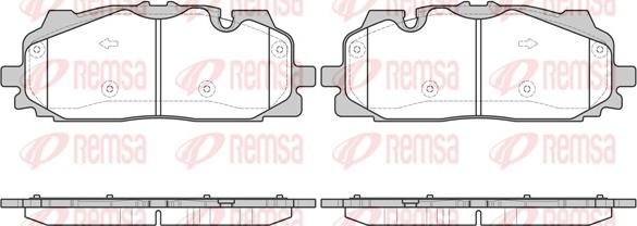 Remsa 1667.00 - Komplet Pločica, disk-kočnica www.molydon.hr