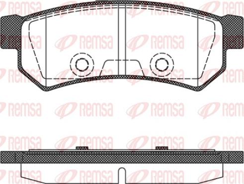 Remsa 1048.10 - Komplet Pločica, disk-kočnica www.molydon.hr